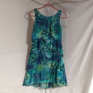 S.L. Fashions Vibrant Dress ~ Size 8